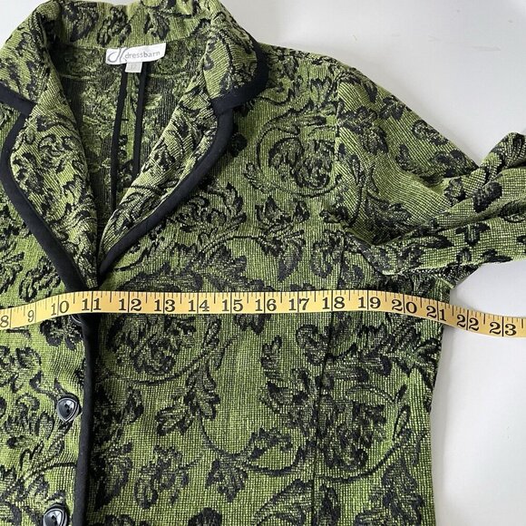 Vintage Chenille Floral Tapestry Women's Short Jacket Boho Maximalist Size M/L - Picture 6 of 10